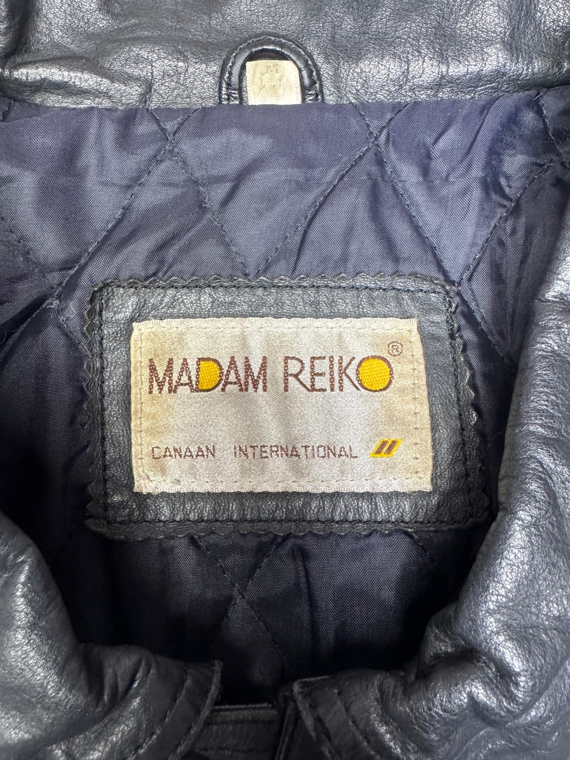 빈티지 레더 블루종 소가죽 자켓 M 상품이미지4