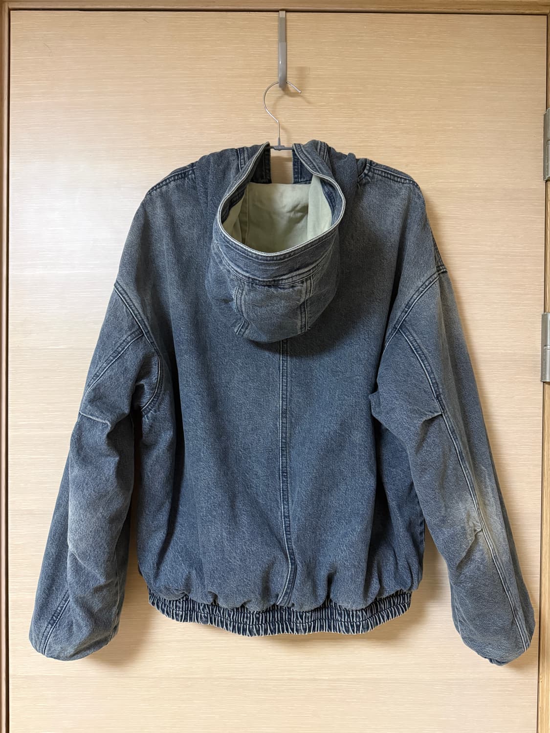벨리에 자켓 가르송 데님 후디 점퍼 - 빈티지 인디고 95 (or교환) 상품이미지5
