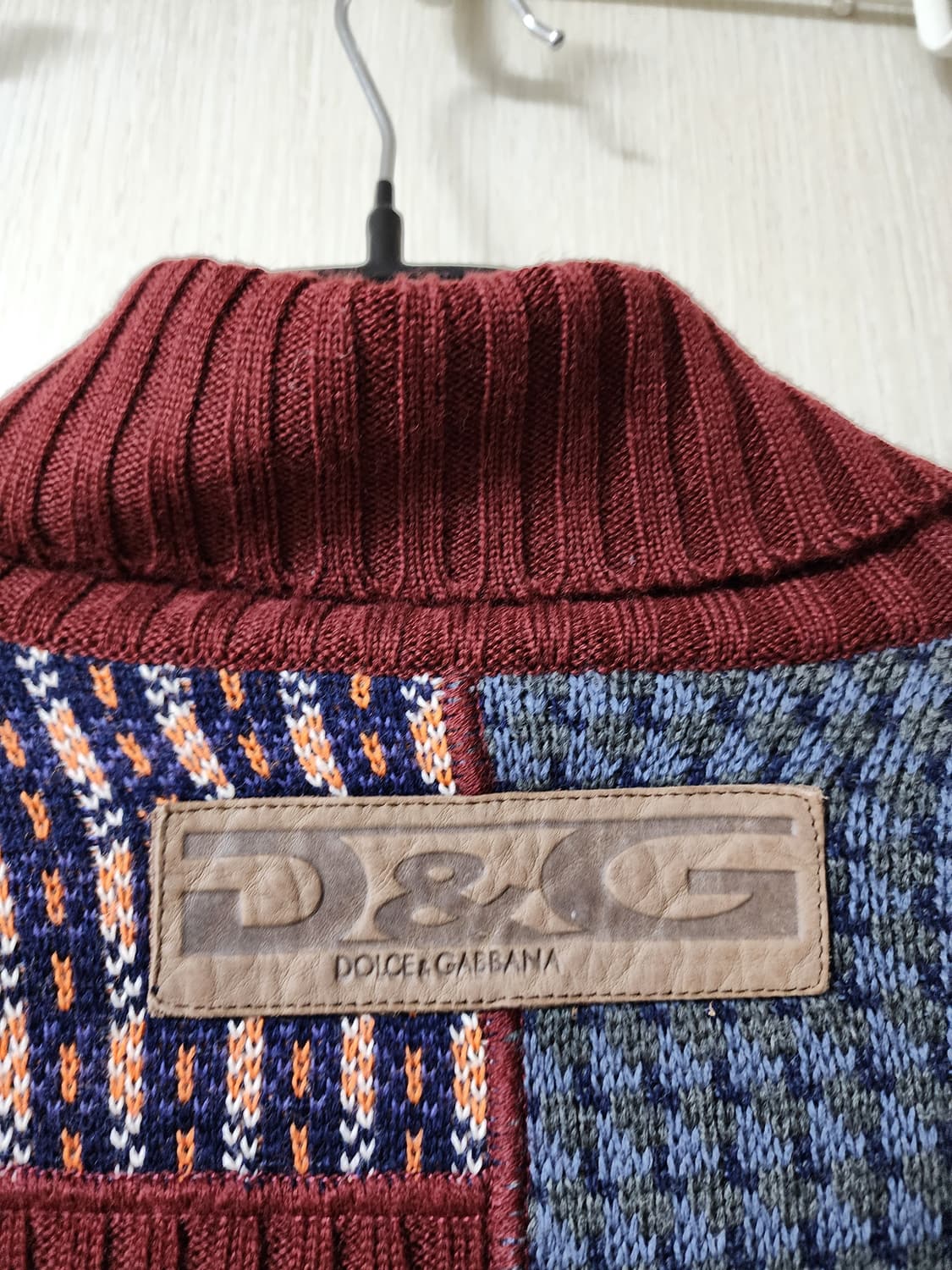(정품) 돌체앤가바나 패치 가디건 니트 스웨터 라지 D&G 상품이미지6