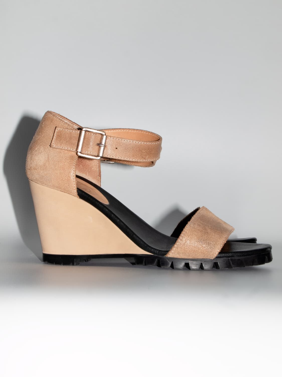 Suede Wedge Heel Sandle 상품이미지3