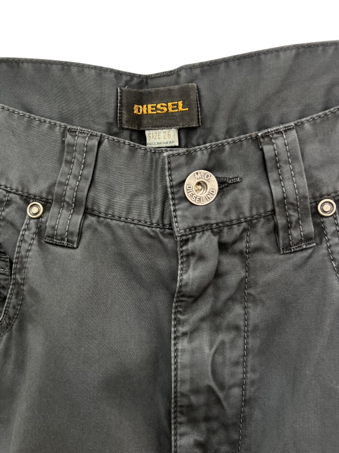 디젤 pawer pantaloni 피그먼트 와이드 코튼 팬츠 *데드스탁 상품이미지3