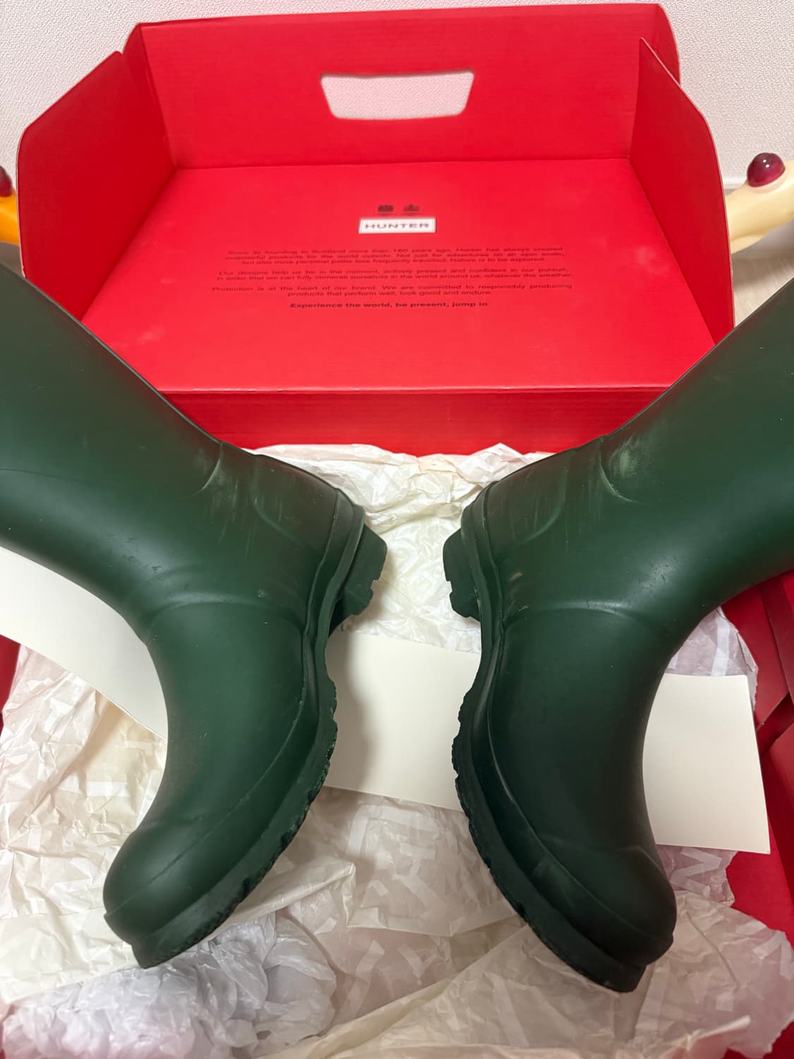헌터 레인부츠 그린 상품이미지3