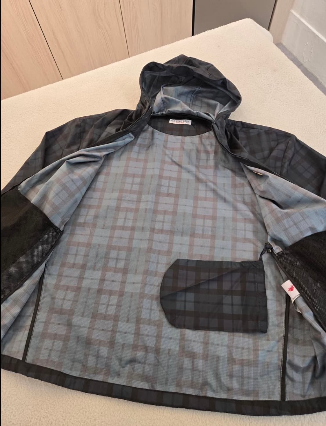 폴로 체크 후드 바람막이 100 상품이미지7
