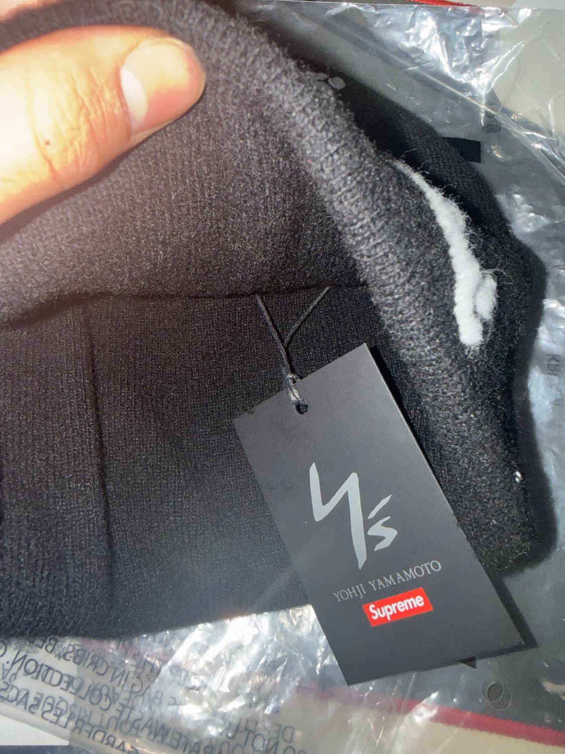 슈프림 요지 야마모토 스컬 비니 새상품 상품이미지3