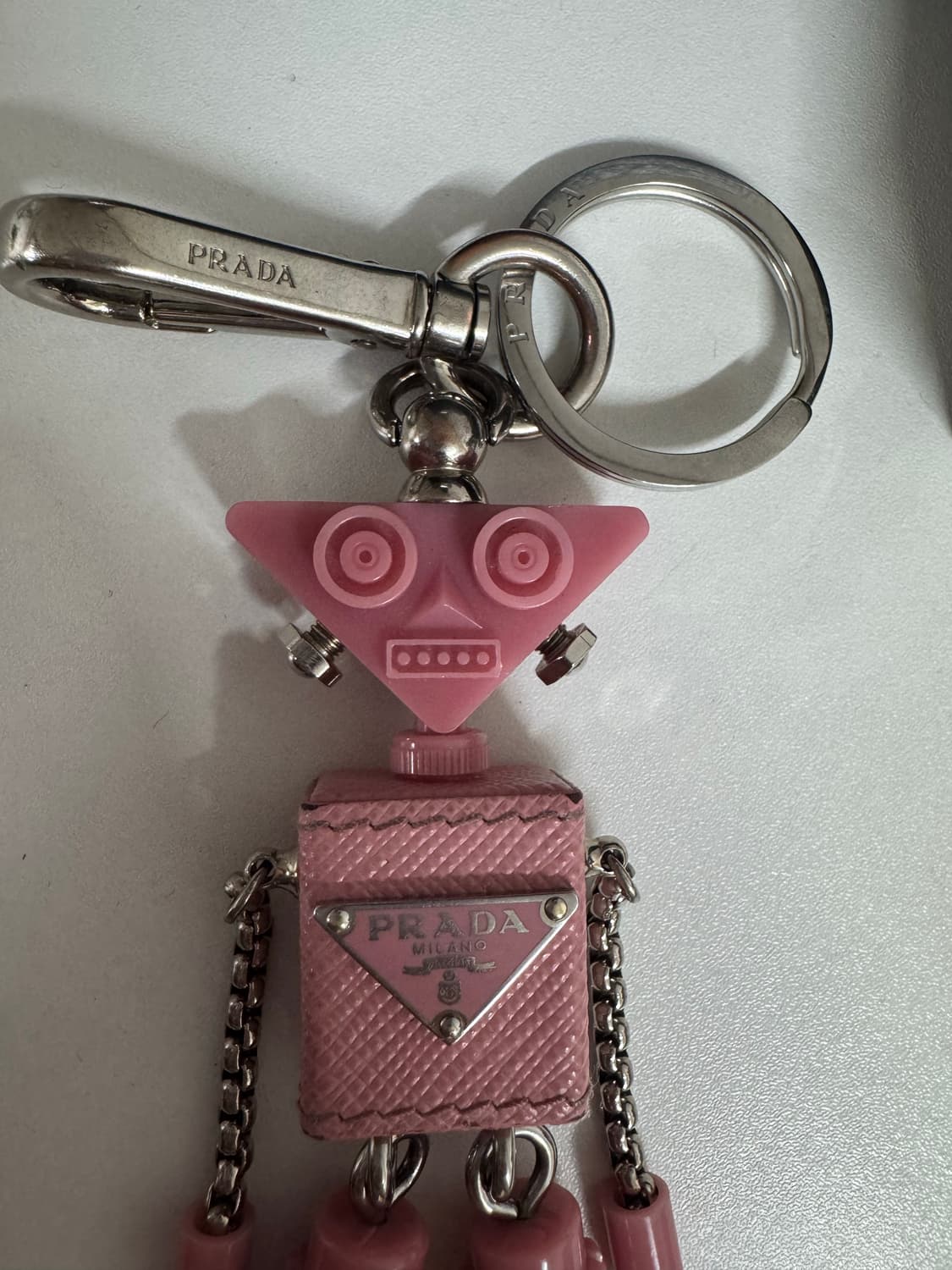 프라다 로봇키링 핑크 풀박스(백회점구매) 상품이미지4