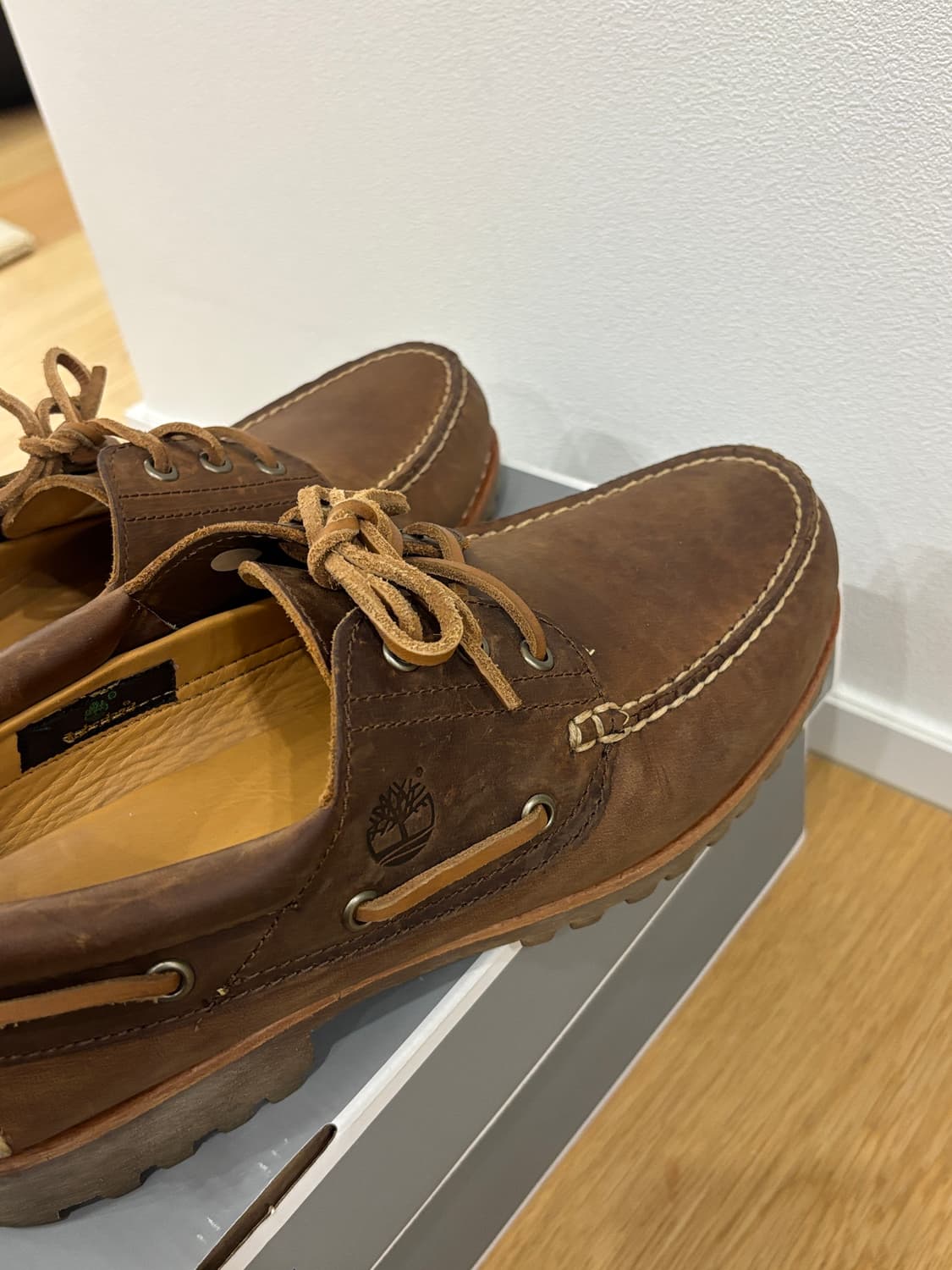 팀버랜드 3아이 보트슈즈 280 브라운 상품이미지7