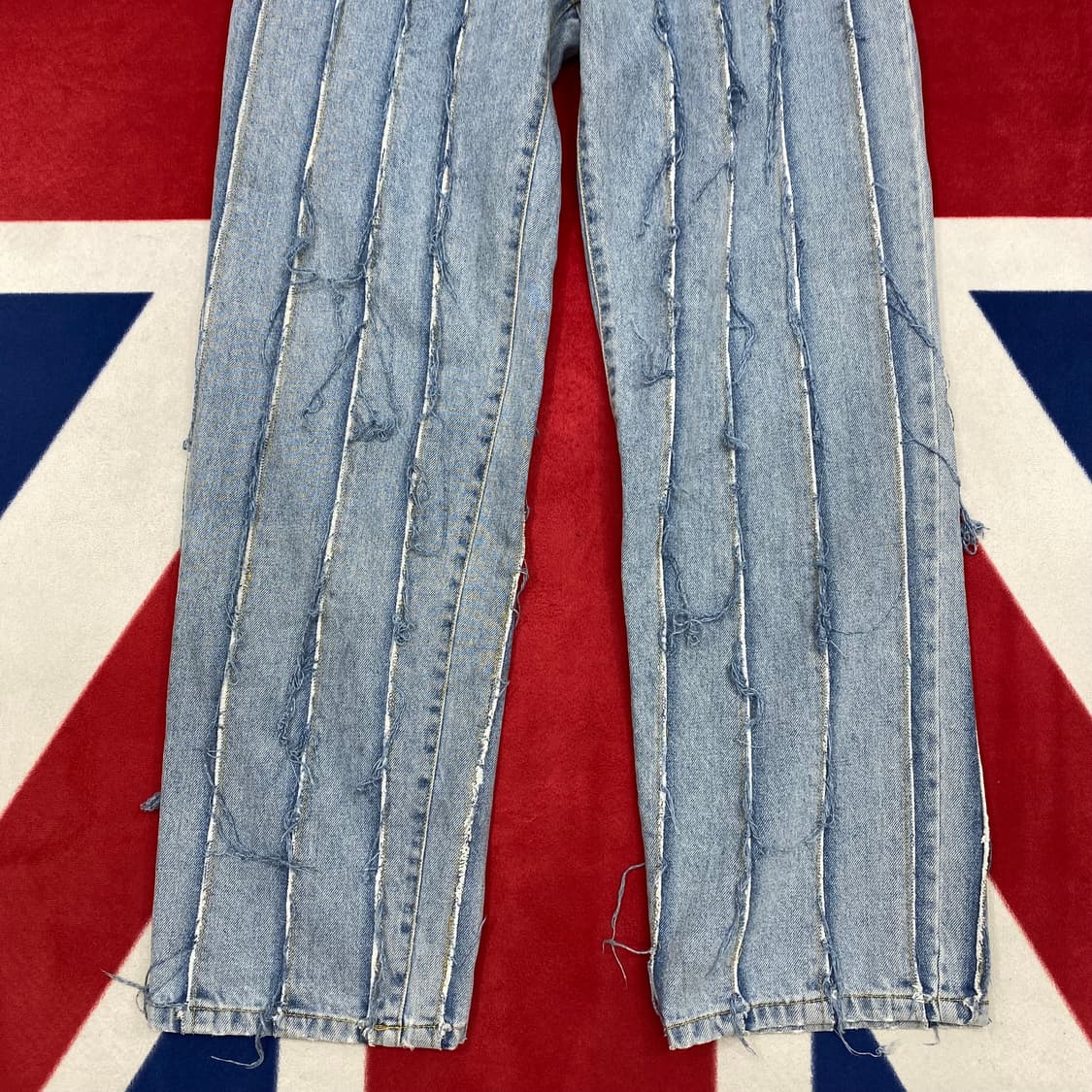 마뗑킴 커팅 루즈 데님팬츠 여성 S  상품이미지3