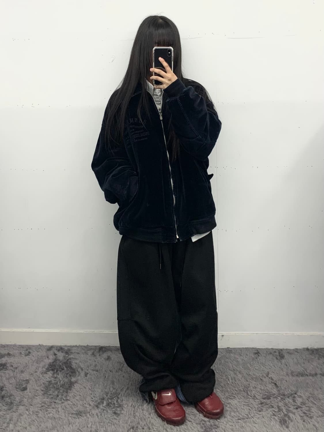 Bonmarlen 스웨이드 봄버 상품이미지5