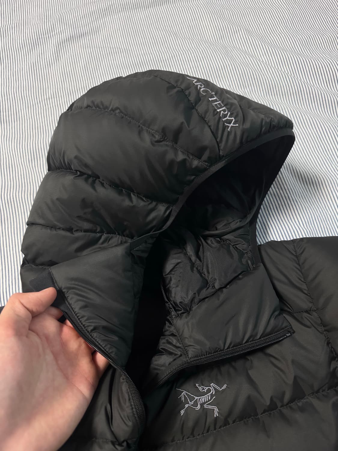 (SS급) 아크테릭스 세륨 후디 블랙 L 상품이미지6