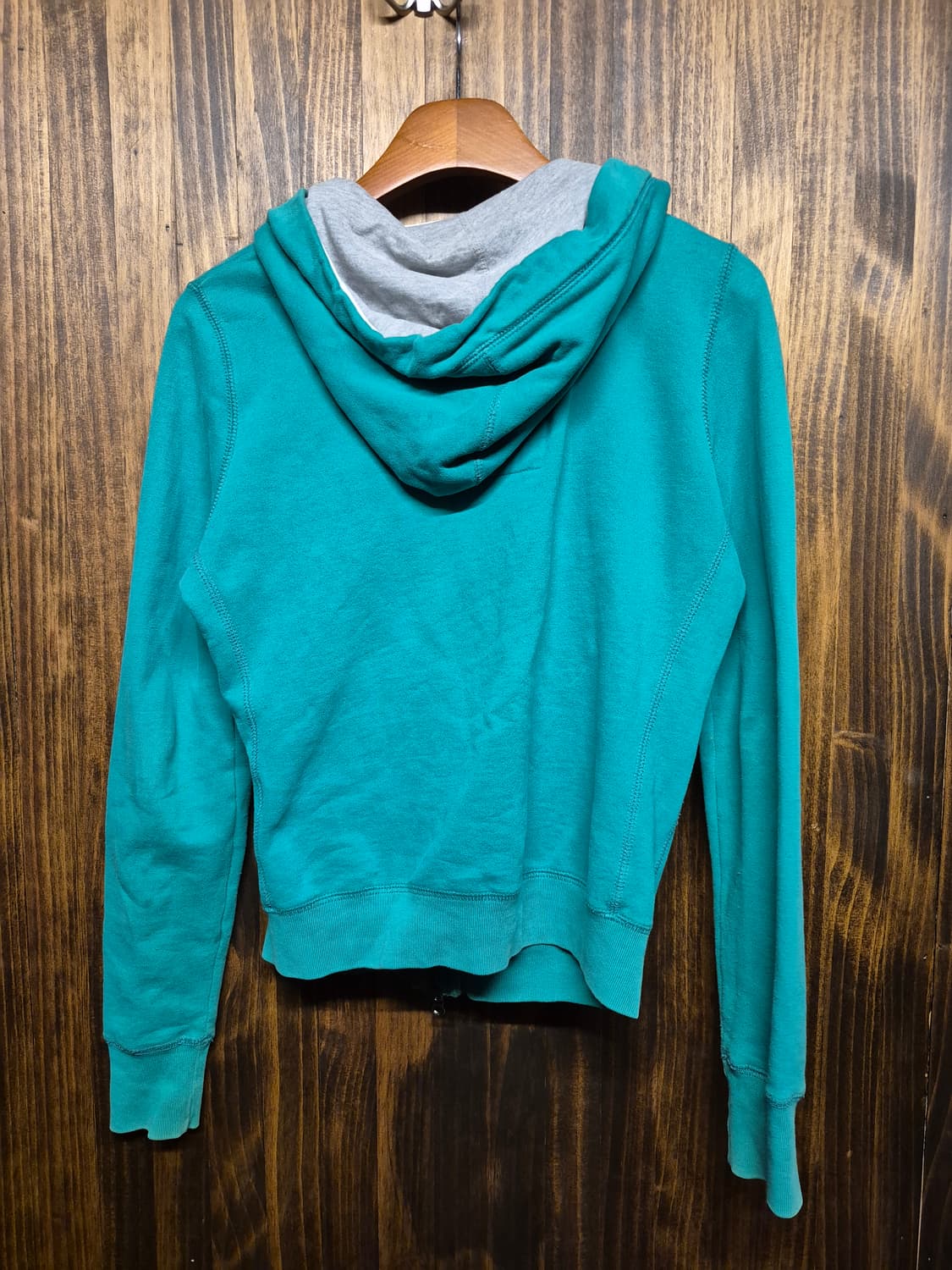 VINTAGE GREEN HOODIE ZIPUP  상품이미지3