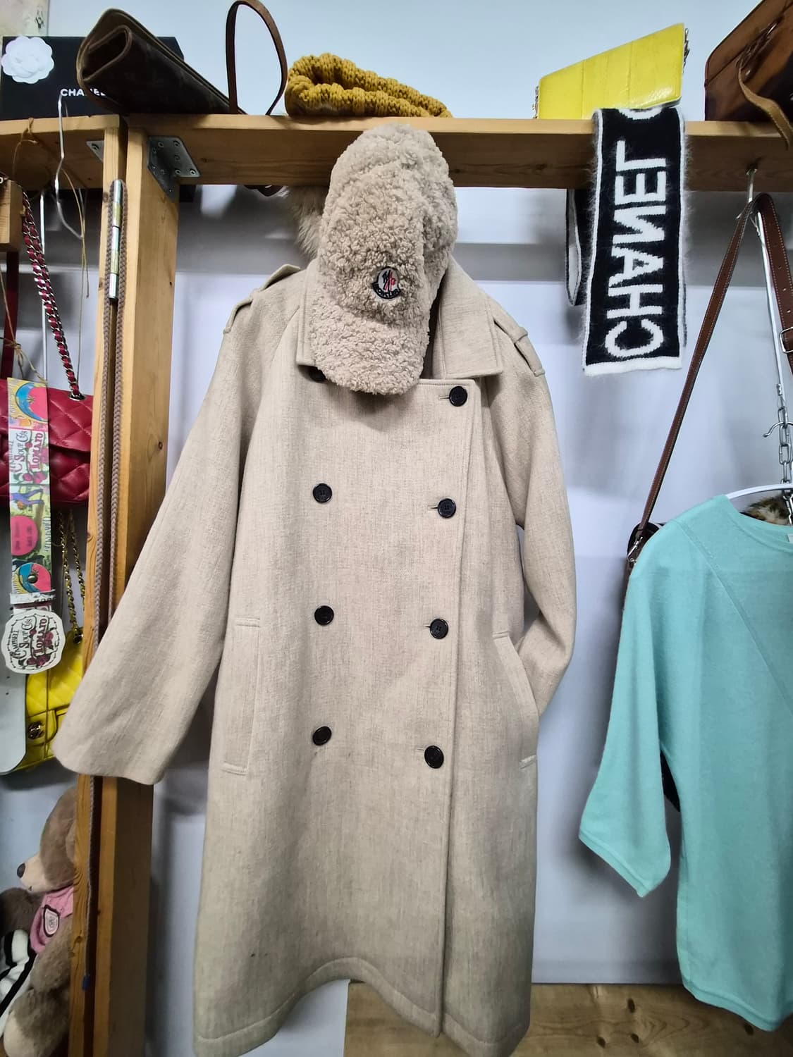 톰보이 백 포인트 오트밀코트 상품이미지9