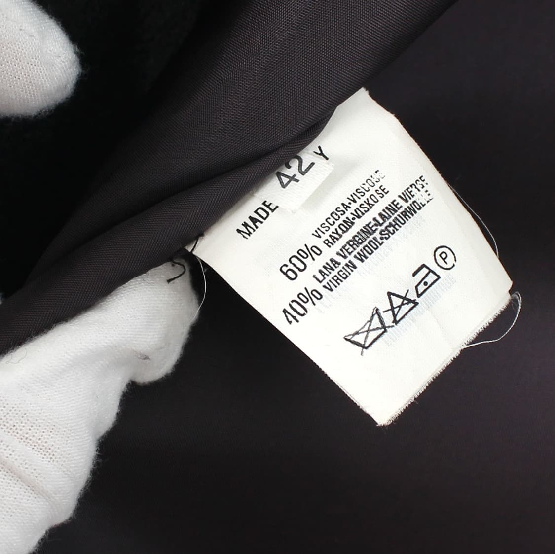 엠포리오 아르마니 ARMANI 빈티지 울 그레이 모던 트임 슬릿 자켓 상품이미지9