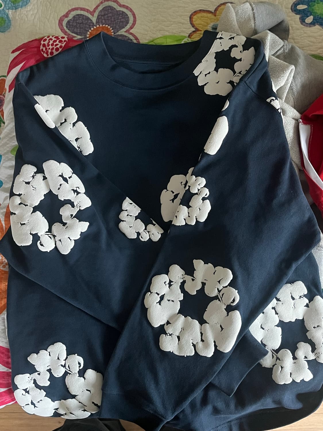 데님 티어스 롱슬리브 네이비 상품이미지2