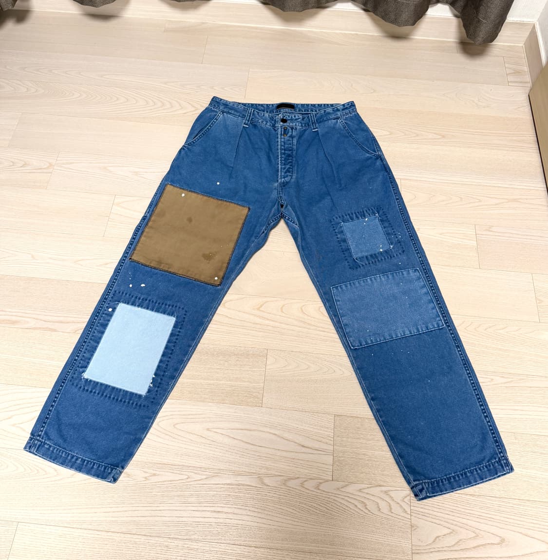 메이드원 (MADEWORN) / 패치워크 데님 초어 팬츠 / 32 새상품 상품이미지3
