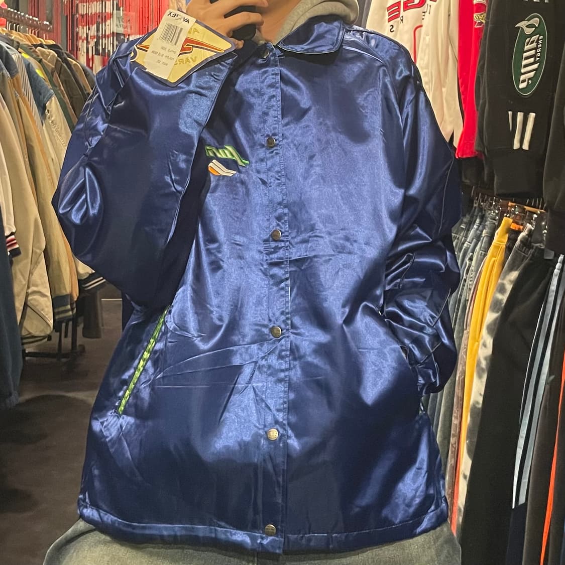 [IM] AVIREX 아비렉스 블루 코치자켓 상품이미지4