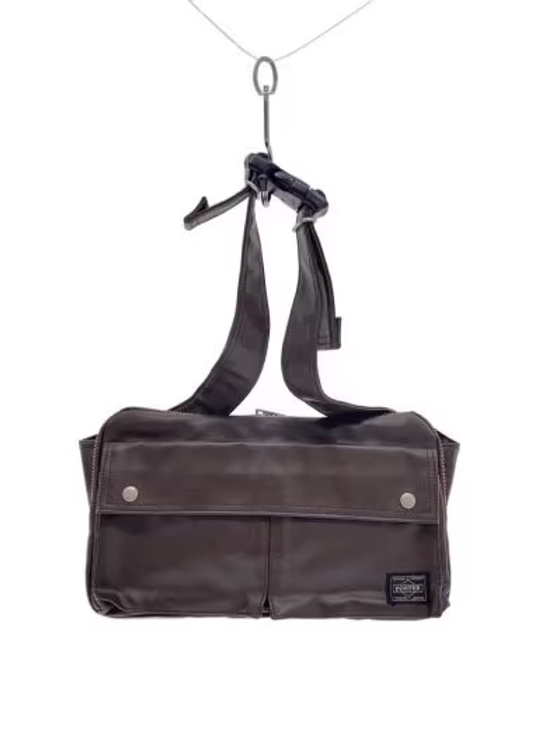 포터 브라운 레더 가방 상품이미지1