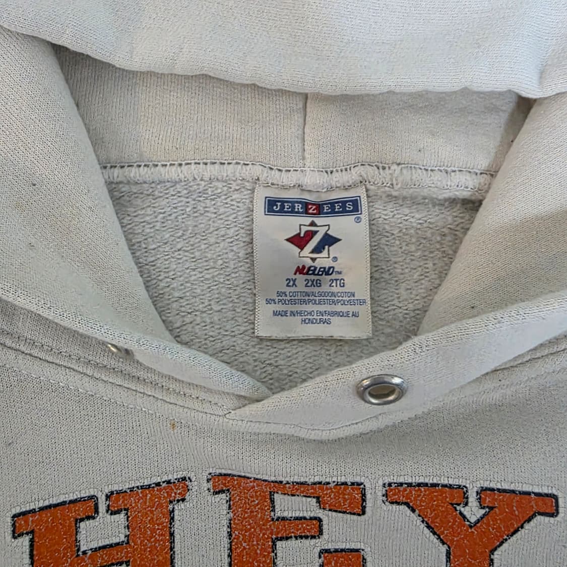 [XL] 00-90s 저지스 트래쉬드 FUCK YOU 베어 시카고 후드 상품이미지8