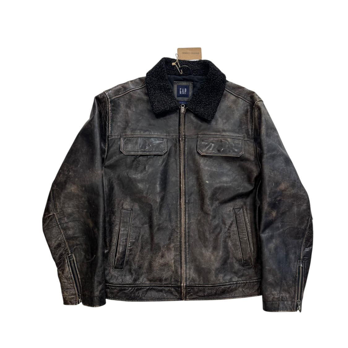 [105] 90~00's 올드갭 레더 자켓 가죽자켓 상품이미지1