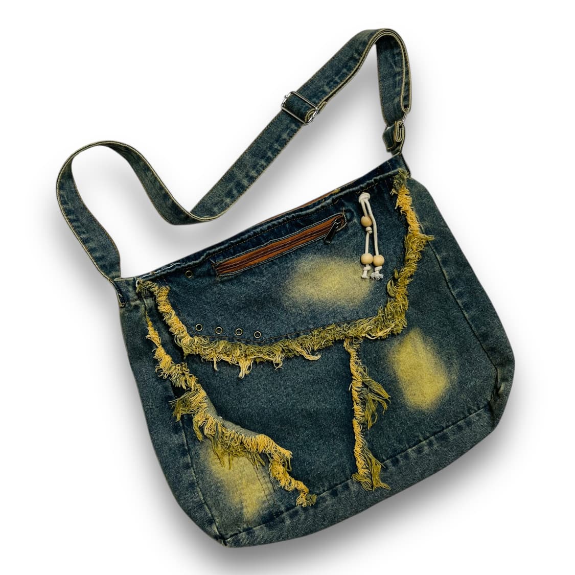 Western custom vintage denim cross bag 상품이미지1