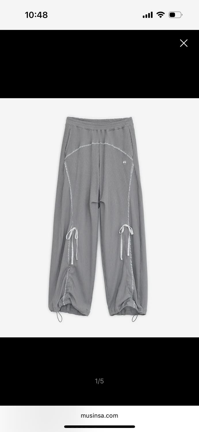 허그유어스킨 레이스 조거팬츠 상품이미지1