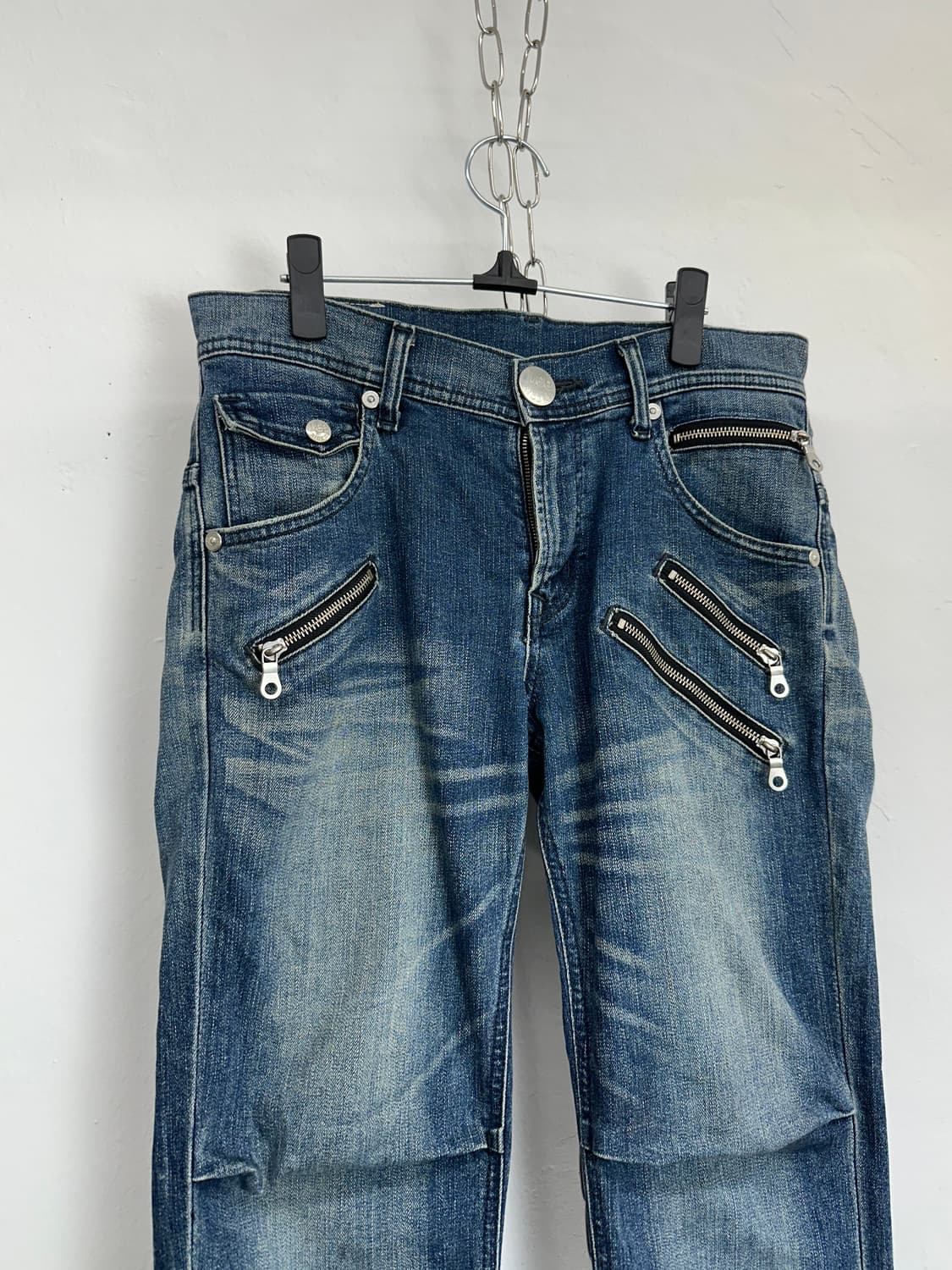 Lee Back Strap Zip Detail Vintage Denim 상품이미지5