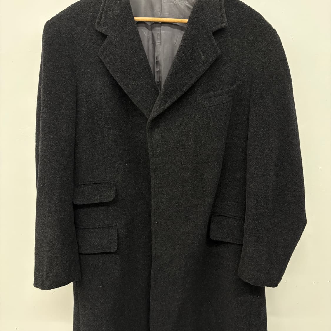 폴로 랄프로렌 블랙 롱 코트 남/M 상품이미지2