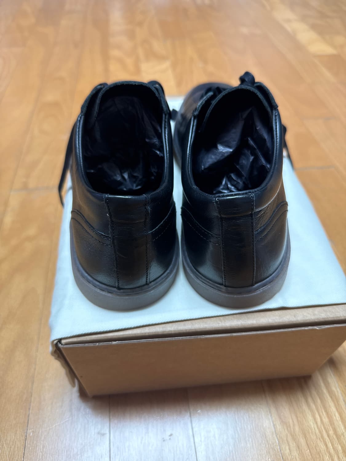 Lemaire 블랙 리놀륨 스니커즈 44size 상품이미지4