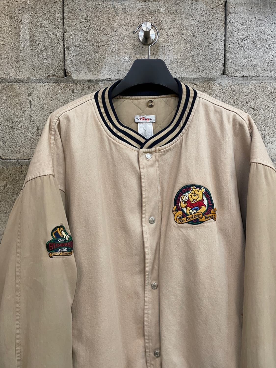 빈티지 디즈니 곰돌이 푸 바시티 자켓 상품이미지2