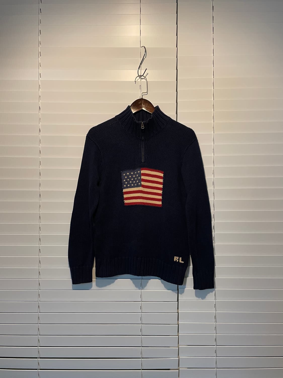 폴로 성조기 아노락 니트 상품이미지3