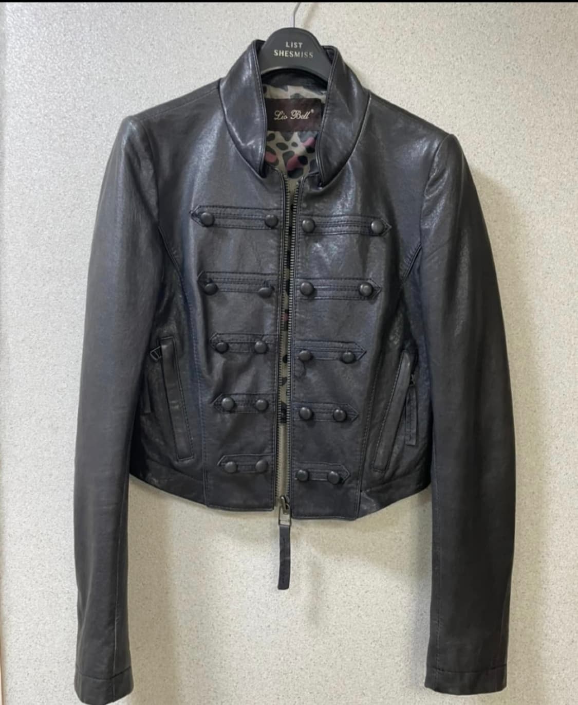 리오벨 램스킨 나폴레옹 레더재킷 상품이미지2