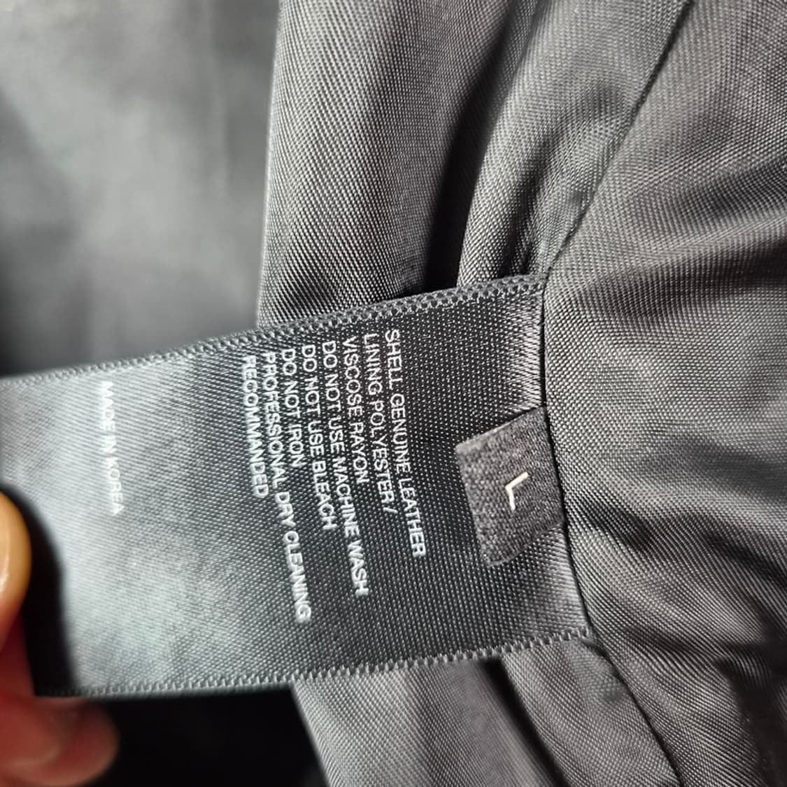 비바스튜디오 클래식 천연 가죽 자켓 L 상품이미지7