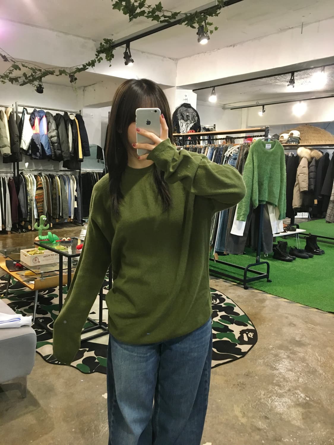 질스튜어트 니트 그린 상품이미지3