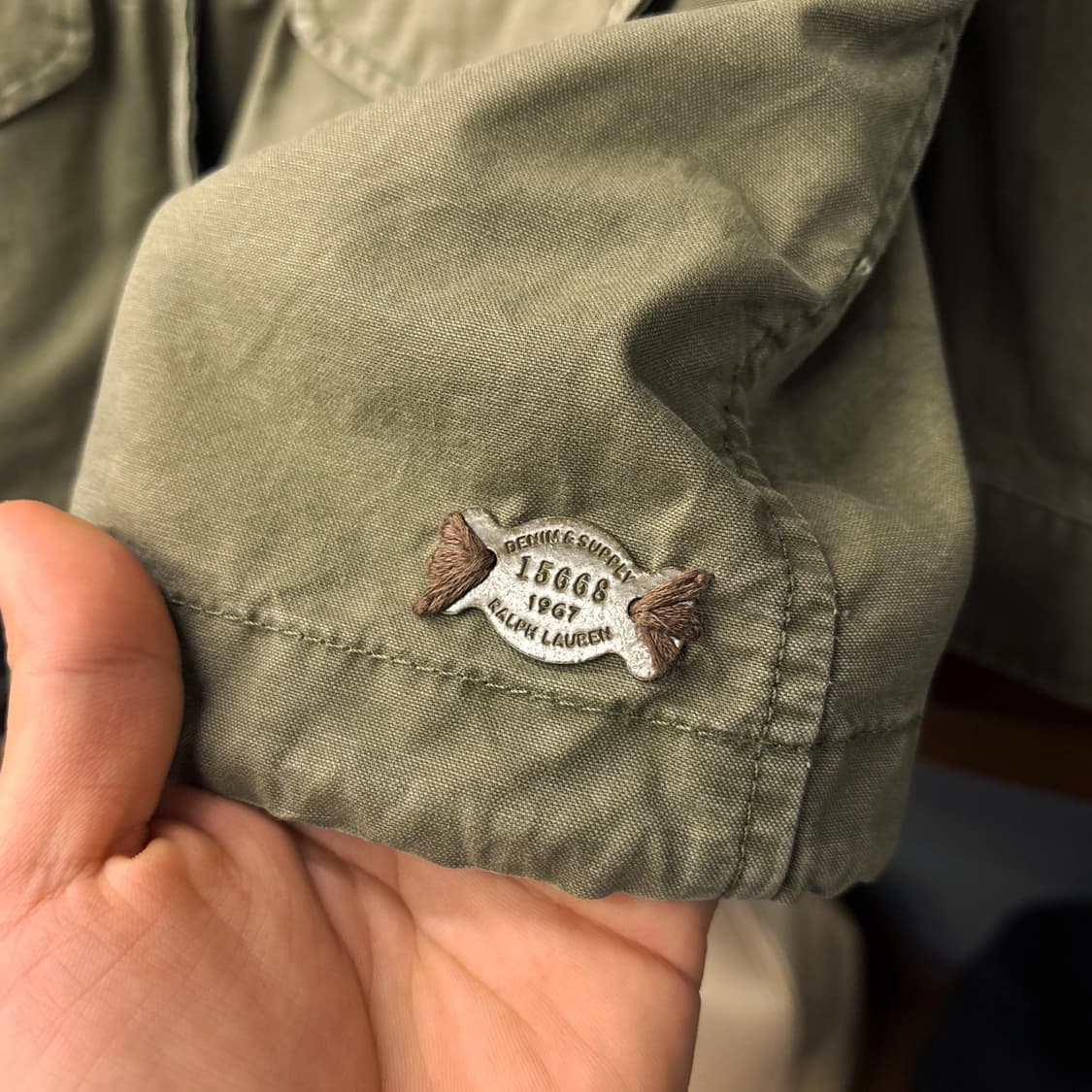 00s 데님 앤 서플라이 아즈텍 비즈아트 M-65 필드자켓 N1228 상품이미지7