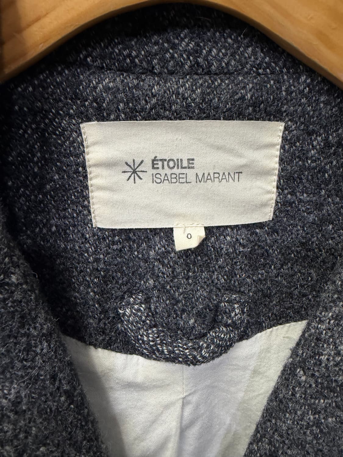정품) 이자벨마랑 루즈핏 헤링본 코트자켓 0 상품이미지5