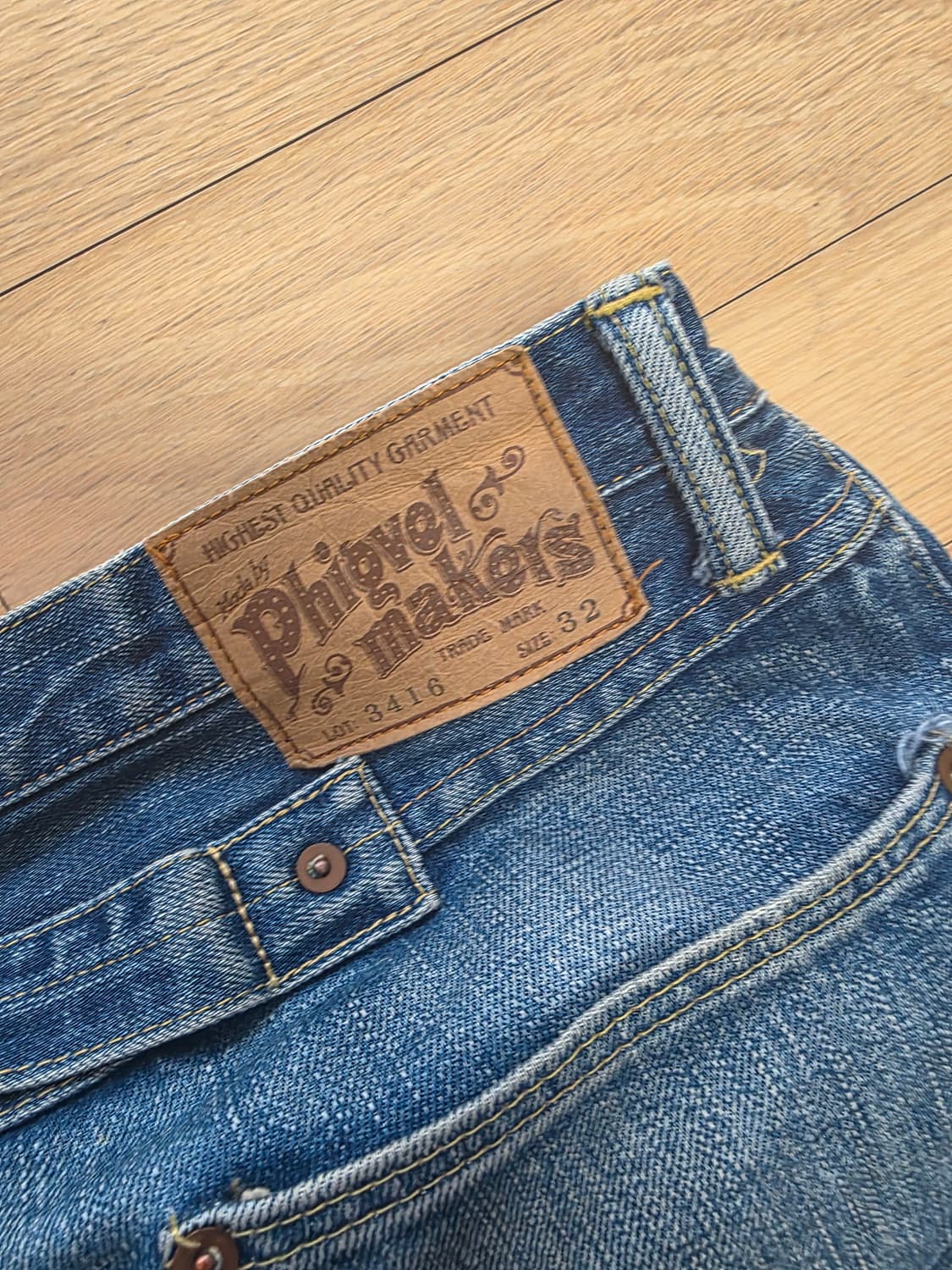 Phigvel 셀비지 데님 32사이즈  상품이미지5