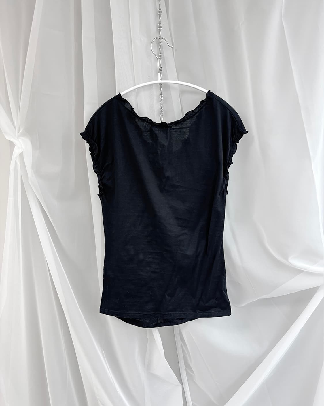 associer debois shirring slim top 상품이미지5