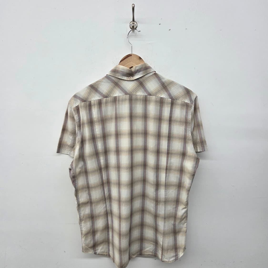 디젤 체크 반팔 셔츠 여XL 상품이미지7