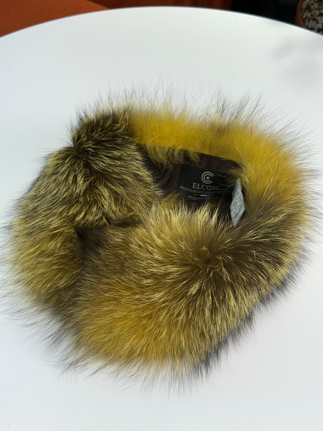 Elcom 이태리 여우털 목도리 상품이미지1