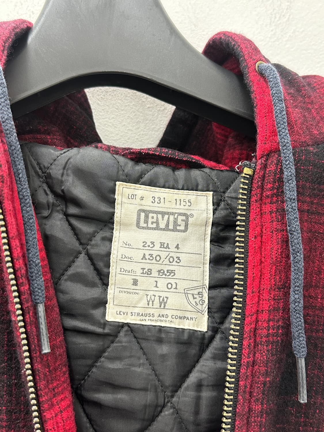 LEVI’S check pattern hood jacket 상품이미지8