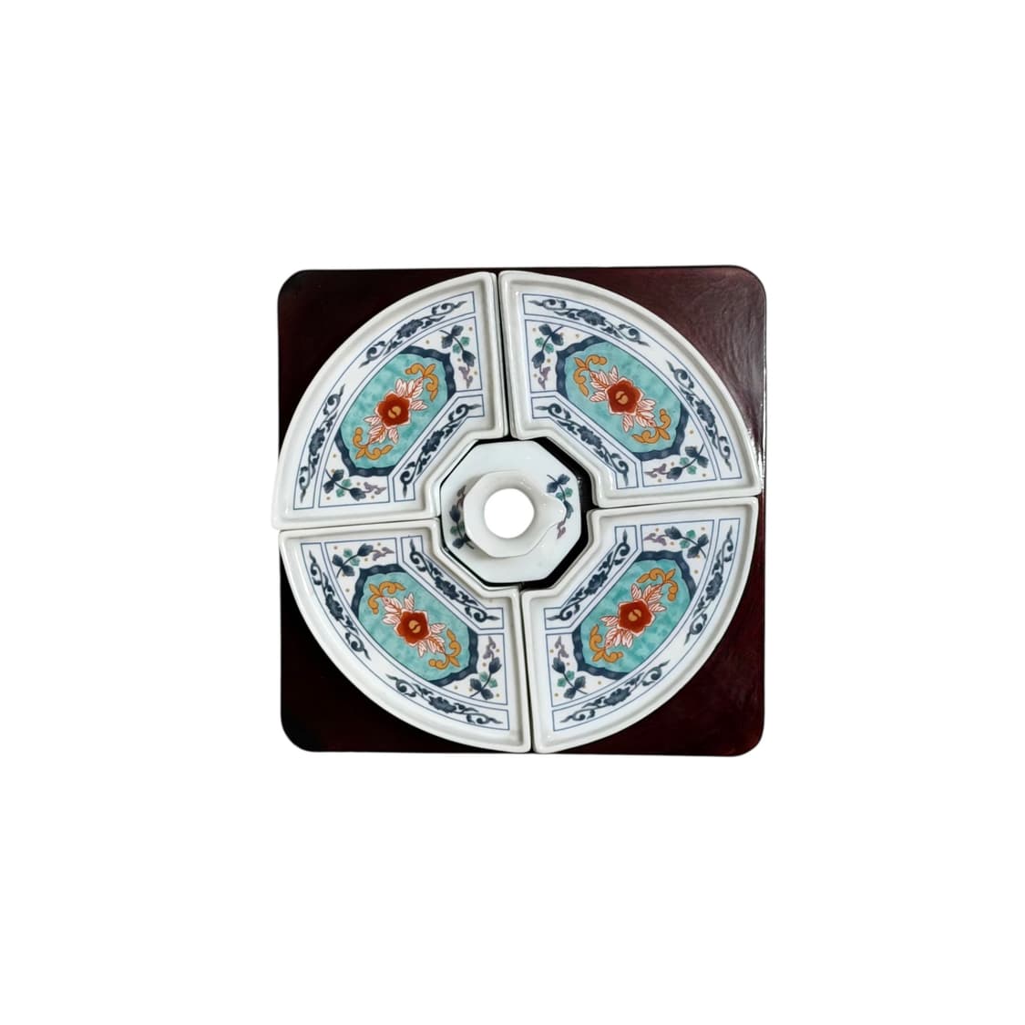 90s 로얄차이나 슈퍼화이트 구절판 상품이미지1