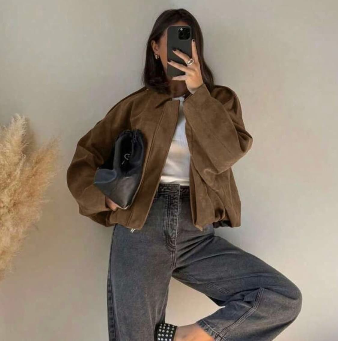 [새상품]스웨이드 봄버자켓 상품이미지7