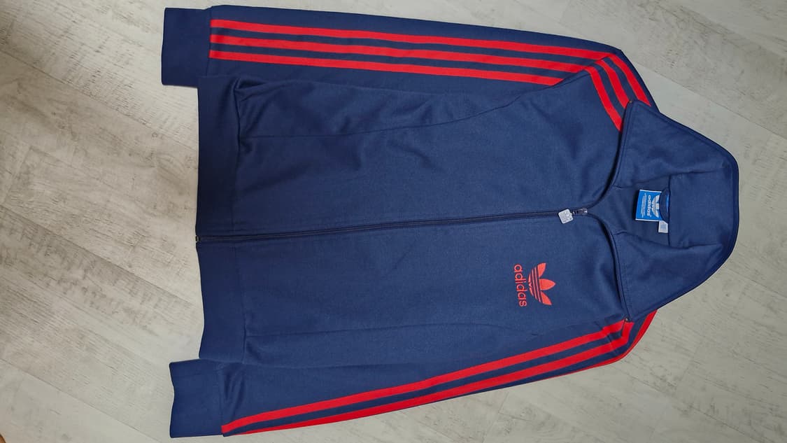 아디다스 유로파 네이비 레드 남색 빨강 져지 상품이미지1