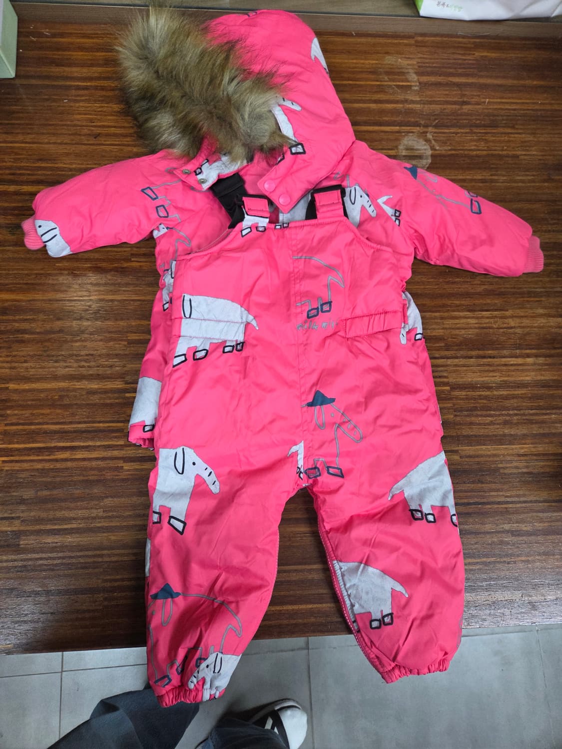 밀크마일 키즈 스키복 세트 90 상품이미지1