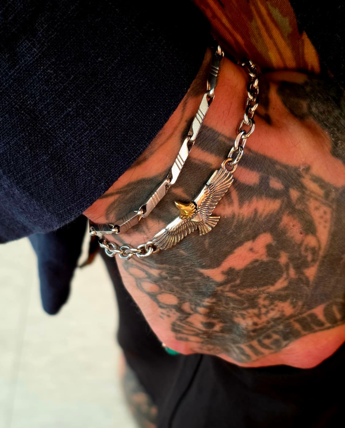 Surgical & silver925 egle bracelet 상품이미지5
