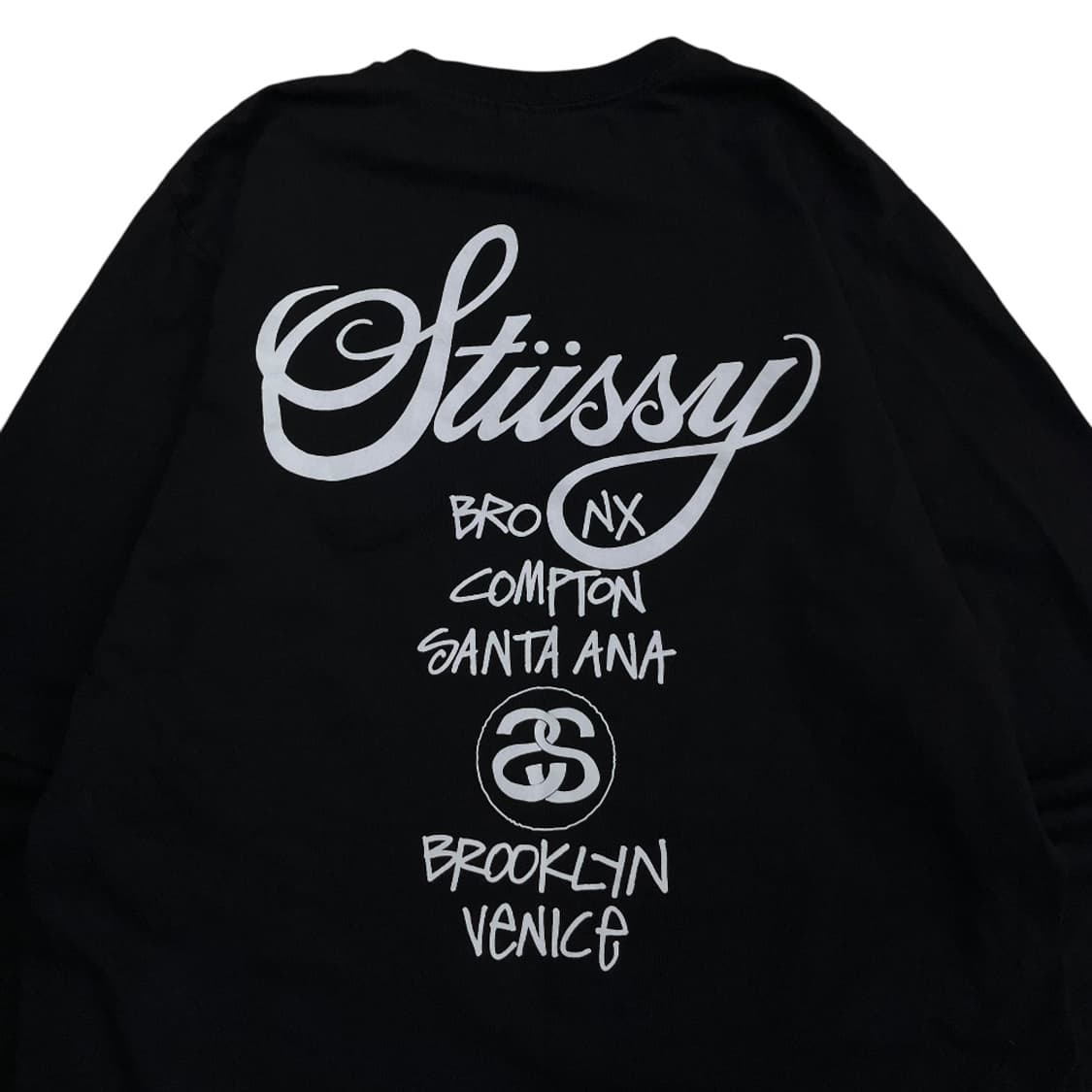 스투시 월드투어 블랙 롱슬리브 L 상품이미지7