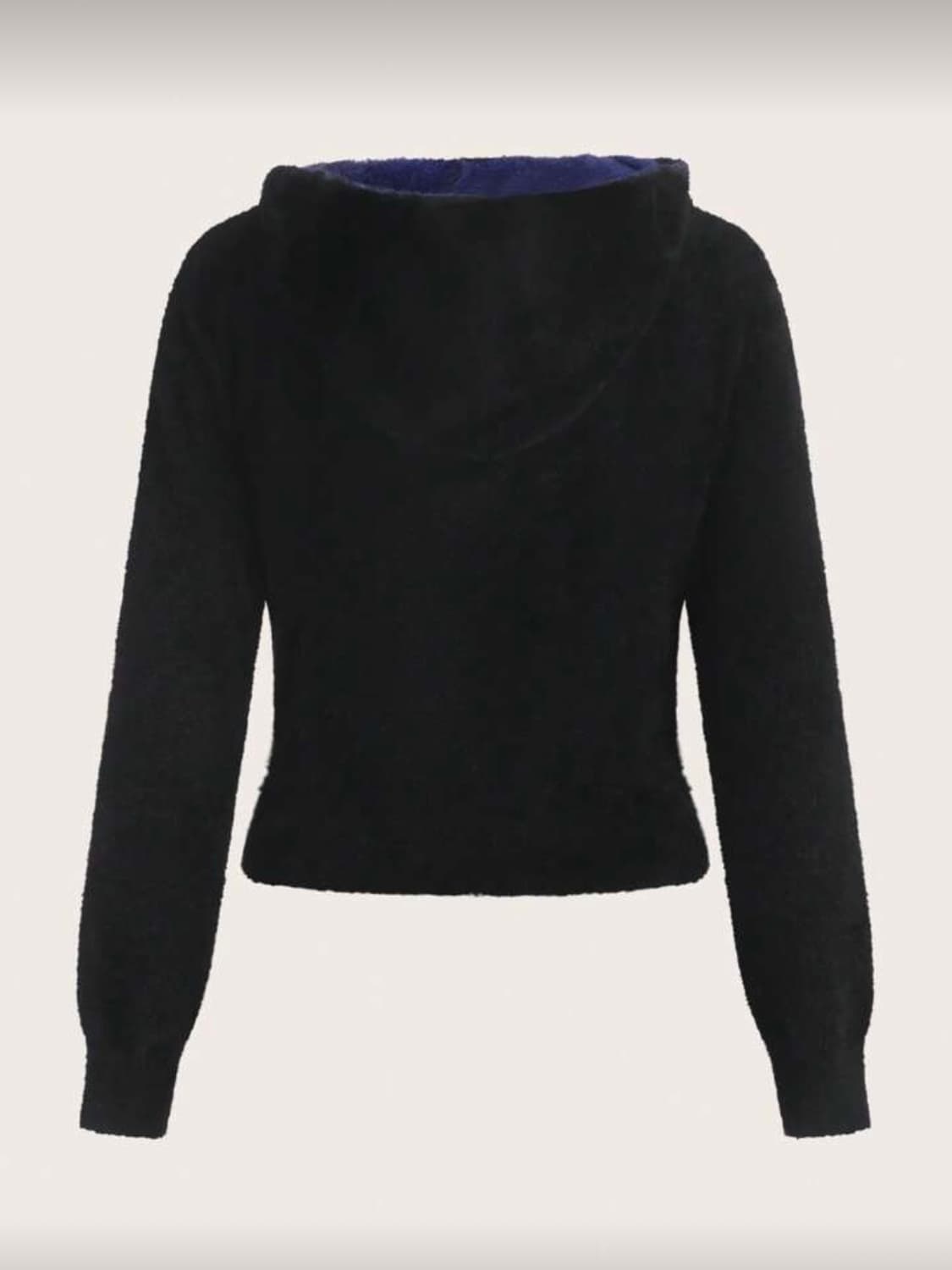 나비 니트 후드집업 상품이미지2