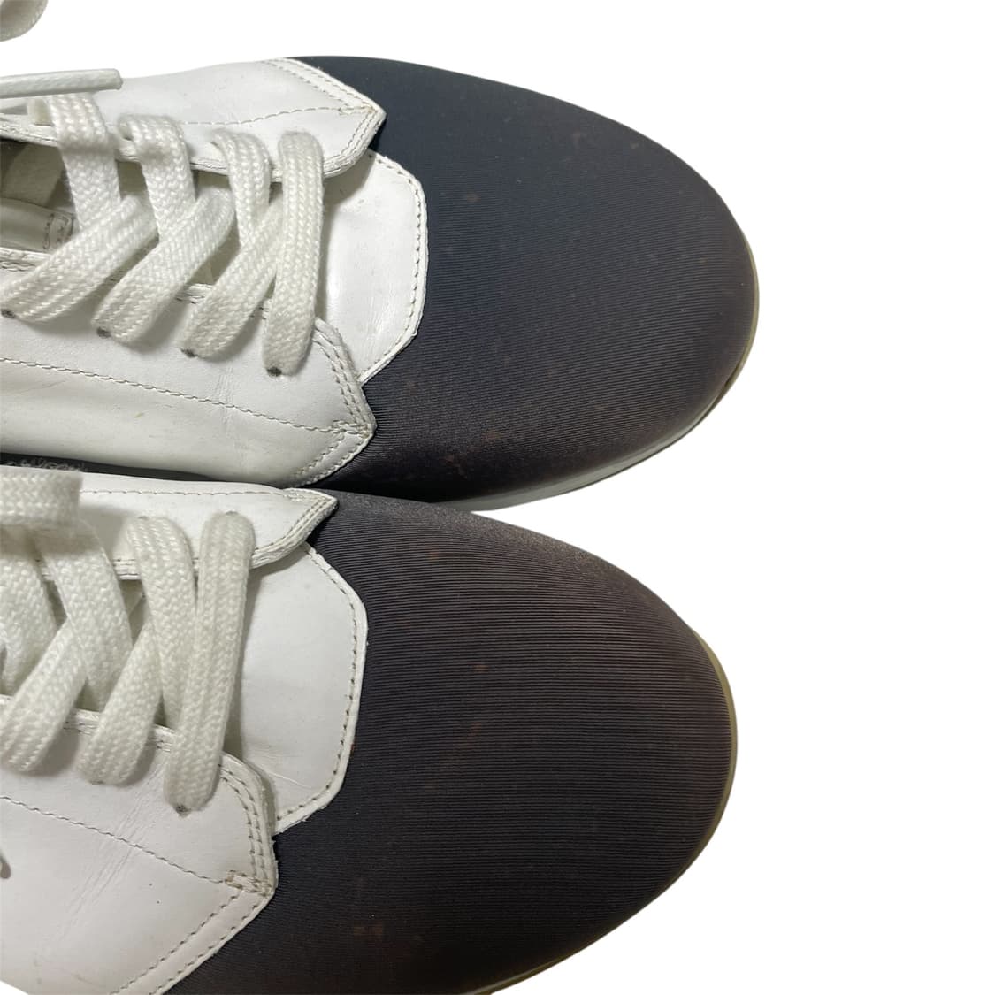 275~280) 프라다 레더 화이트 스니커즈 상품이미지6