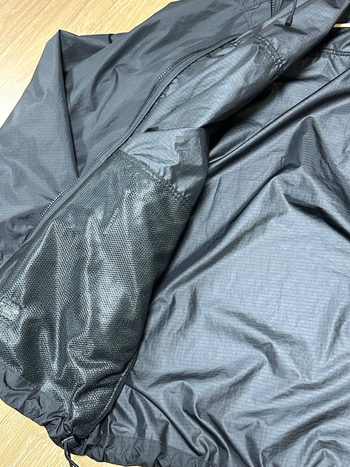 일본 노스페이스 소울풀 자켓 바람막이 블랙 라지 상품이미지2