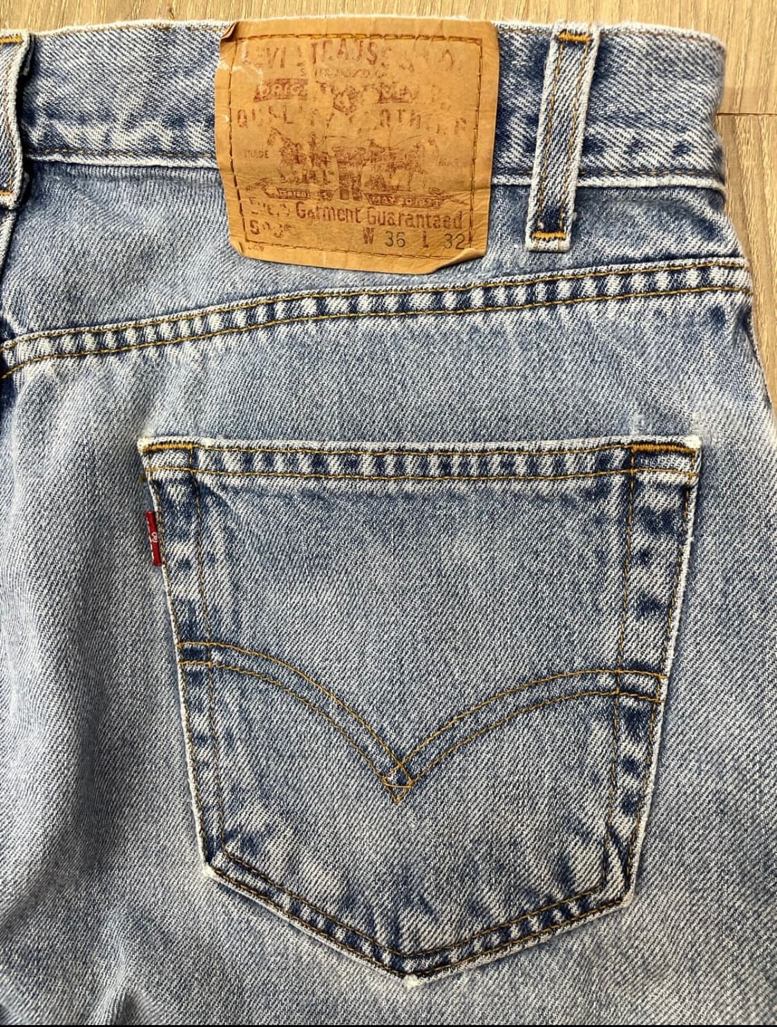 빈티지 리바이스 505 연청 상품이미지4