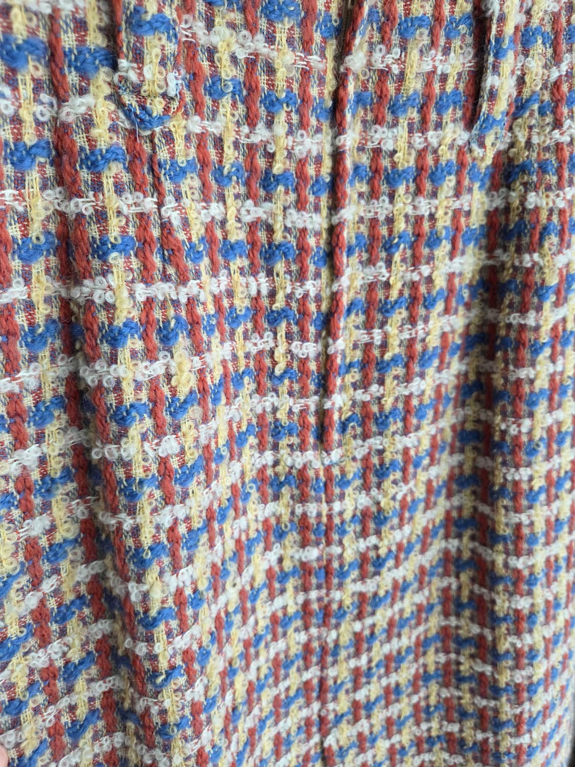 빈티지 부클 트위드 정장 치마 상품이미지5